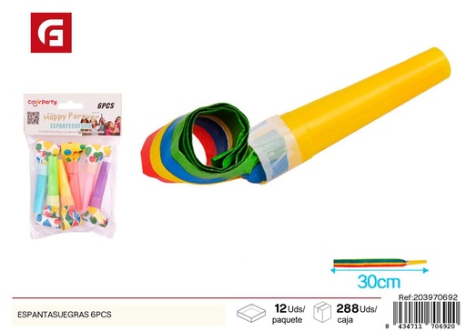 [203970692] Matasuegras 6 PCS - Artículos para fiestas