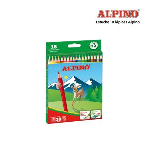 [A000553] Estuche 18 lápices Alpino - Material escolar