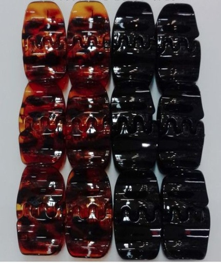 [230052-4] Pinza de pelo cary/ngr 4.5 cm 24 unidades - Accesorios prácticos para el cabello