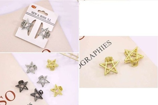 [8875588737769] Pinza metal de 2.5 cm 12 unidades - Accesorios de cabello duraderos
