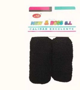 [103014-3] Goma gruesa color negro 12 unidades - Accesorios básicos