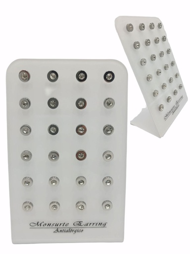 [0000791-06] Pendientes antialérgicos 12 pares - Accesorios para el día a día