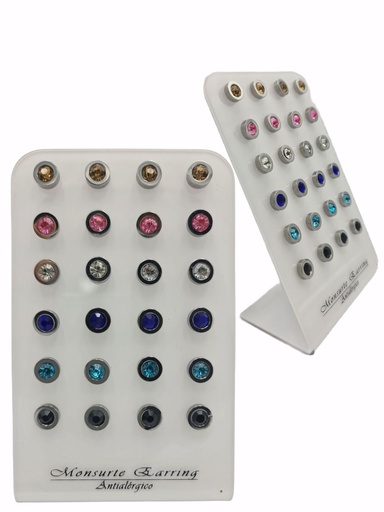 [0000791-07] Pendientes antialérgicos 12 pares 20309 - Accesorios de moda