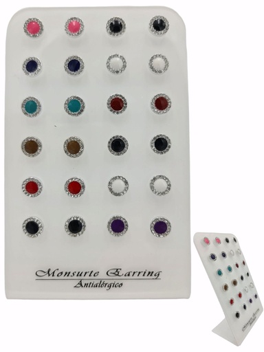 [00003150] Pendientes antialérgicos 12 pares - Accesorios de moda