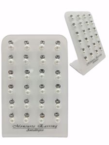 [0000883-01] Pendientes antialérgicos de perlas 12 pares - Joyería y bisutería