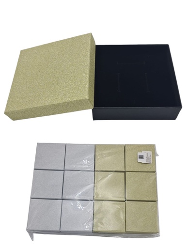 [30772-8] Cajita de regalos 9x9x2.5cm 24 unidades - Caja de regalos