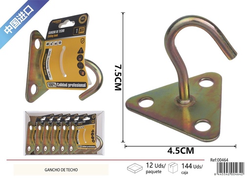 [00464] Gancho de techo triangular - Accesorios de ferretería
