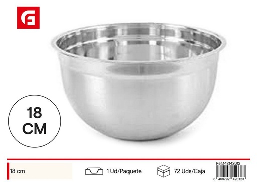 [142142012] Ensaladera de 18 cm - Utensilios de cocina de acero inoxidable