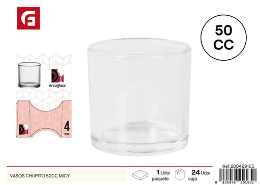[200429165] Vasos chupito 50 cc - Vasos de cristal
