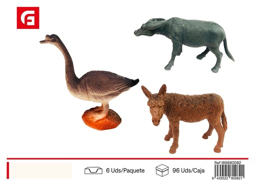 [189880082] Animales de la granja set de 3 piezas - Juguetes y figuras de granja