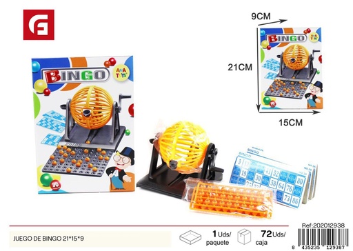 [202012938] Juego de bingo 21*15*9 - Juegos de mesa y entretenimiento familiar