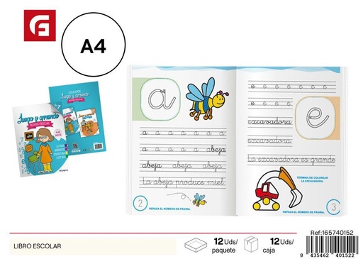 [165740152] Libro escolar de pintura - Material didáctico para niños