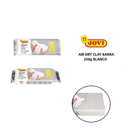 [A000043] Pasta de modelar 250g 24 piezas caja blanca JOVI - Material para manualidades