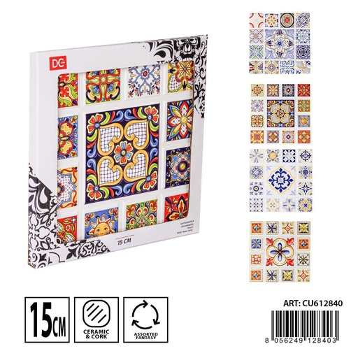 [0236724] Salvamanteles de cerámica 15X15CM - Accesorios para cocina
