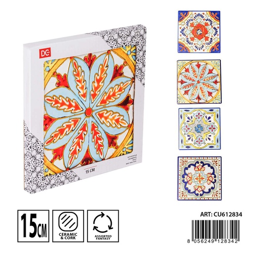 [0236718] Salvamanteles de cerámica 15X15CM - Accesorios para cocina