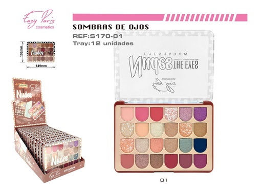 [S170-01] Paleta de sombras de ojos 144/C - Maquillaje para ojos