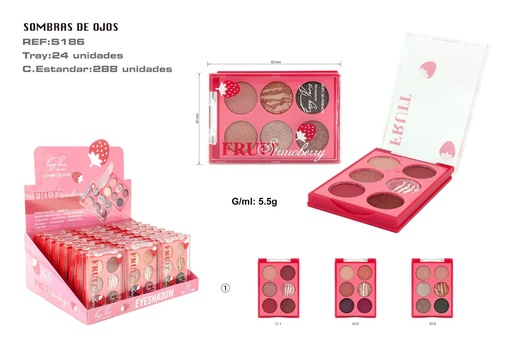 [S186-01] Sombra de ojos 288/C - Maquillaje para ojos