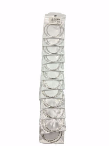 [8433637134244] Pendientes aros 4CM 12/P NS - Bisutería