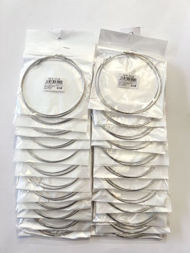 [8433637134299] Pendientes aro 9CM 12/P NS - Bisutería