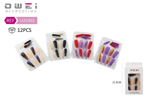 [8428947253020] Uñas postizas 12/U U25302 OW - Uñas decorativas