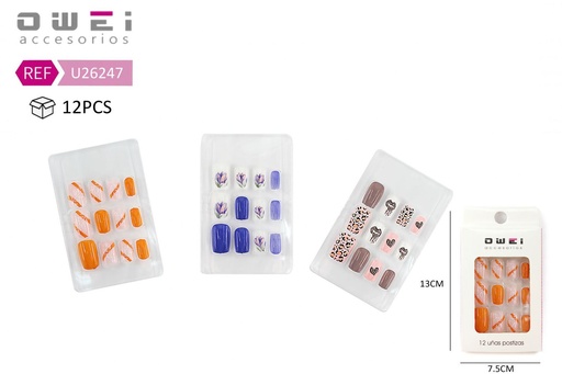 [8428947262473] Uñas postizas 12/U U26247 OW - Uñas decorativas