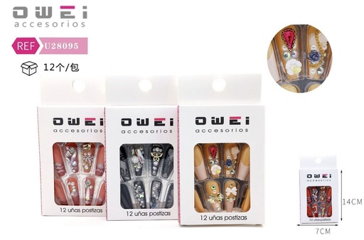 [8428947280958] Uñas postizas 12/U U28095 OW - Uñas decorativas