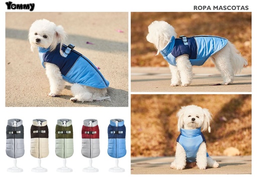 [YM7033] Ropa para mascotas - Chaleco de colores para perros M