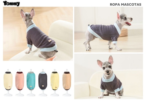[YM6983] Ropa para mascotas - Jersey de lana para perros L 35 cm