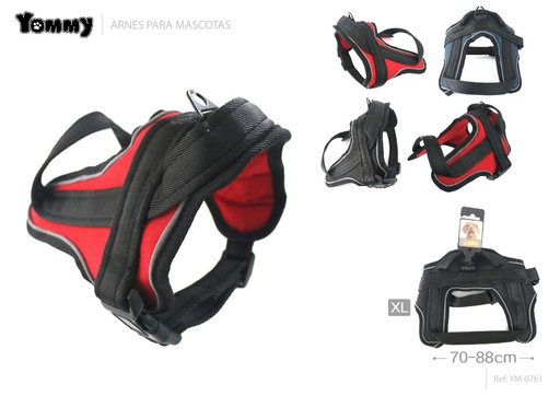 [YM0761] Arnés para perro talla XL 70-88cm - Equipamiento de paseo para mascotas