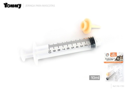 [YM1783] Jeringa para mascotas 10 ml - Alimentación y cuidado de mascotas