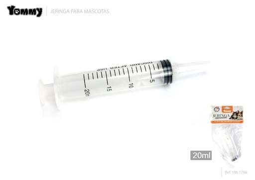 [YM1786] Jeringa para mascotas 20ML - Utensilio veterinario