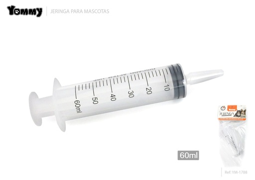 [YM1788] Jeringa para mascotas 60ML - Utensilio veterinario