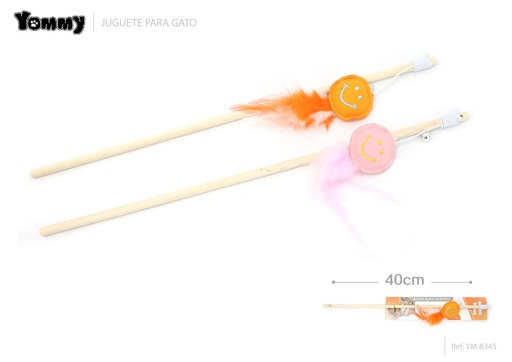 [YM8345] Juguete sonrisa para gato 40cm - De estimulación y entretenimiento
