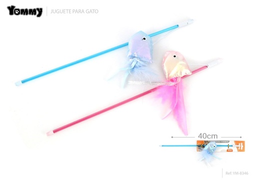 [YM8346] Juguete pez para gato 40cm - De estimulación y entretenimiento