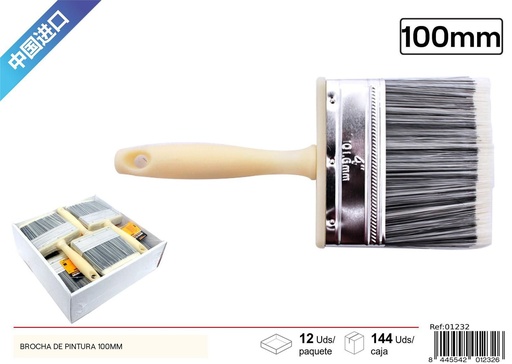 [01232] Brocha de pintura 100 mm - Brochas para pintura