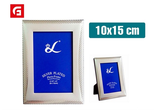 [190160815] Portafoto metal 10x15 cm puntilla - Marco de foto y portafotos