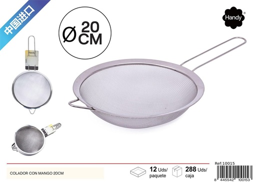 [10015] Colador con mango 20cm - Utensilios de cocina