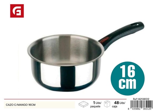 [142136512] Cazo con mango 16cm - Utensilios de cocina