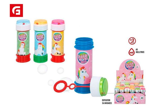 [203080450] Pompitas de jabón 60ml unicornio - Juguetes de pompas