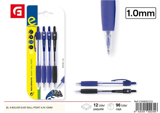[150692231] Bolígrafo a/n Easy Ball Point 1.0mm - Material escolar y escritura
