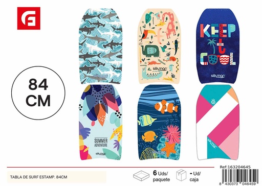 [163204645] Tabla de surf estampada 84 cm - Juguetes de verano acuáticos