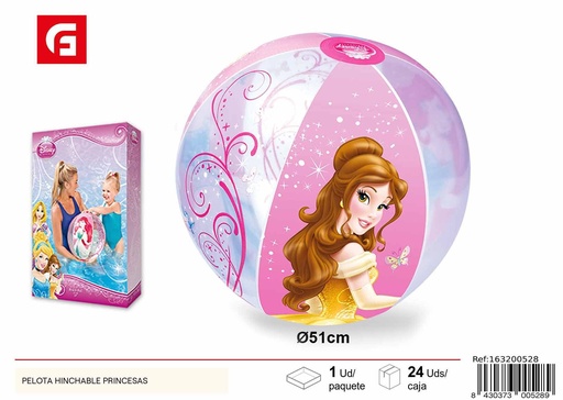 [163200528] Pelota hinchable Princesas - Verano