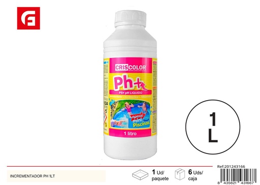 [201243166] Aumentador de pH para piscina 1 L - Productos de tratamiento para piscinas