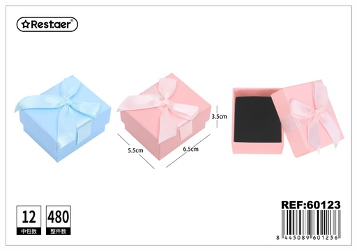 [60123] Caja de regalo cuadrada 6.5*5.5*3.5 cm - Artículos de regalo