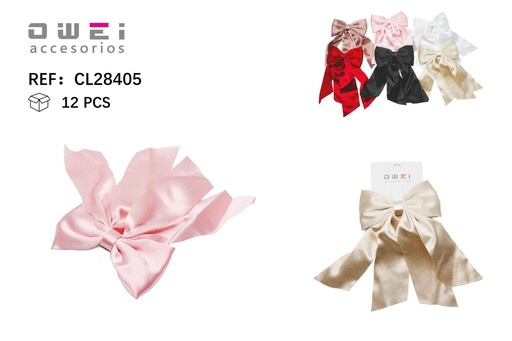 [8428947284055] Pinza de lazo 12 unidades CL28405 - Accesorios de pelo y moda