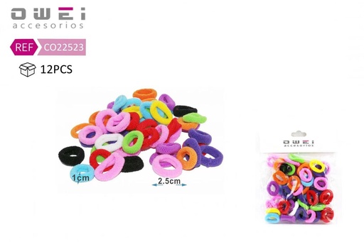[8428947225232] Gomitas 12 unidades CO22523 - Accesorios de pelo y moda