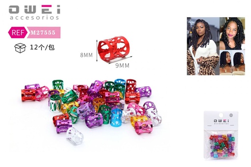[8428947275558] Decora pelo 12 unidades M27555 - Accesorios de pelo y moda
