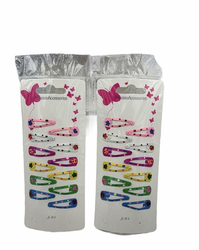 [020244-01] Ranitas de color 12/U - Pinzas y diademas decorativas