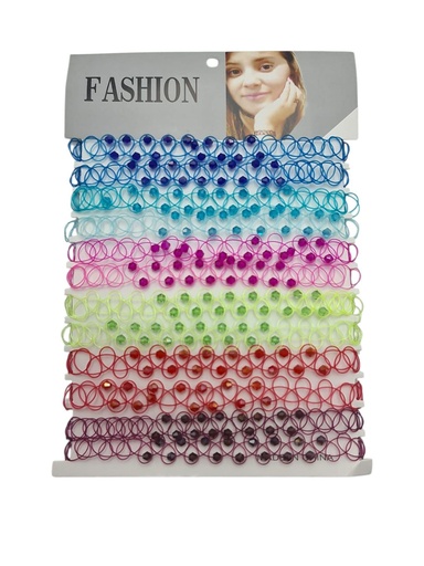 [8875588974010] Collar elástico 12/U 897401 NB - Accesorios de bisutería