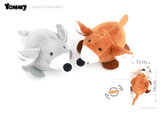 [YM8356] Juguetes ratón vibrador para gatos 14*7 cm - Juguetes para mascotas